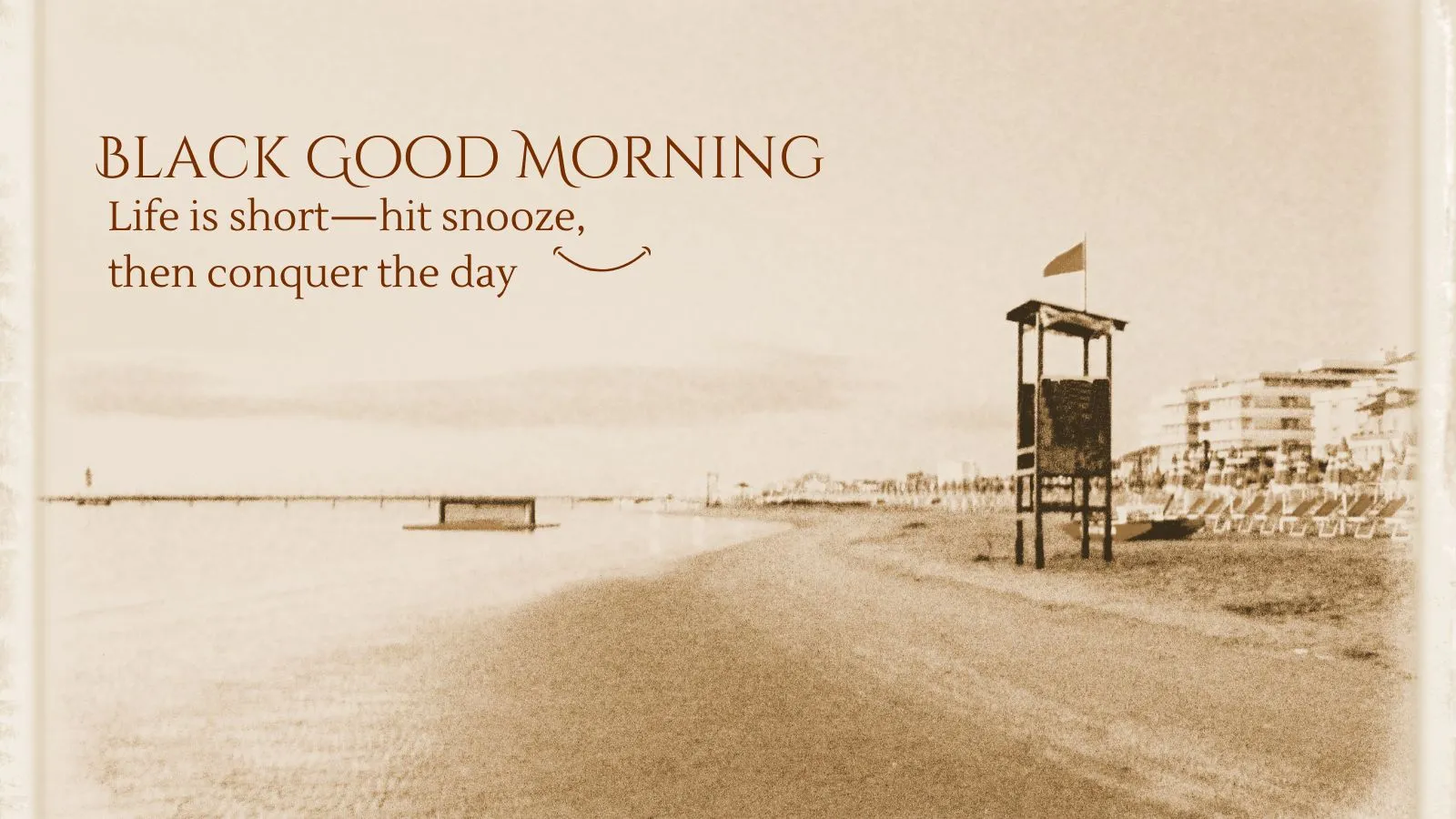 Black Good Morning Quotes