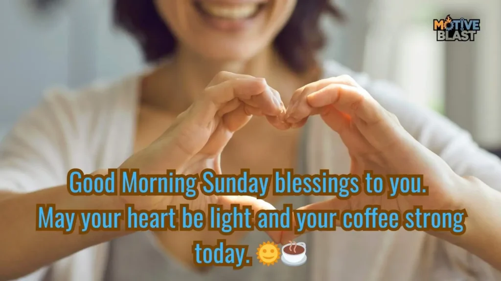 Good Morning Sunday blessings