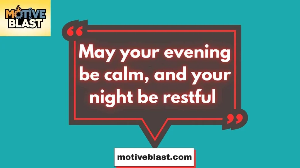 Good Evening Blessings And Prayers