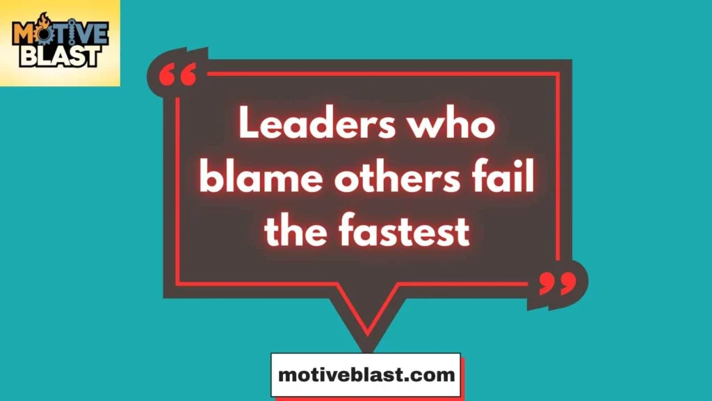 Short Poor Leadership Quotes